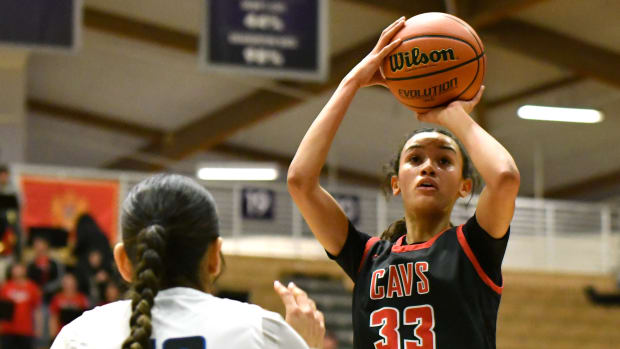 South Medford Clackamas 6A Oregon girls basketball final Taylor Balkom 56